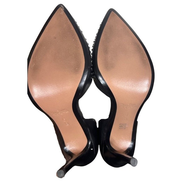 Coach Holmes Studded Leather High Heels Black With Box Size 6 EU 36 Q7052 - Picture 6 of 15